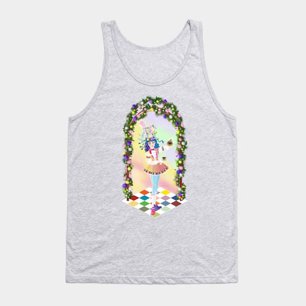 Miss Hatter Tank Top by amadeuxway